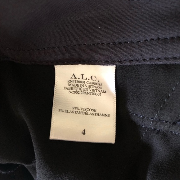 NWT A.L.C. Clive Tail High Waist Navy Blue Shorts Size 4 - Picture 11 of 12